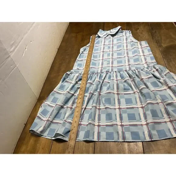 Tuckernuck Westport Trellis Sleeveless Hayes Shirt Dress Size Small - Picture 7 of 10